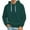 Dark Green, variant on Mens Hoodie Sweatshirt Solid Color Hooded Sweater No Pockets Mens Clothing,Light Blue,S
