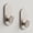 Brushed Nickel, variant on Adhesive Towel Hooks for Bathrooms 4 Pack Polished Chrome Stainless Steel and Zinc Alloy Sticky Wall Hooks for Hanging Heavy Duty Self Adhesive Robe Shower Hanger for Kitchen, Closet, Cabinet, Door