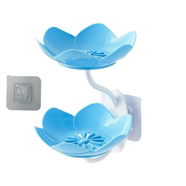 Jabonera Jabonera de Pared con Doble Escurridor para El Hogar, Ideal para El Baño