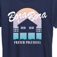 thumbnail image 3 of Instant Message - Bora Bora  - Women's Short Sleeve Graphic T-Shirt, 3 of 6