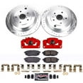 thumbnail image 2 of PowerStop Rear Z23 Evolution Sport Brake Pad and Rotor Kit with Red Powder Coated Calipers Fits: SUBARU Select Models KC4645, 2 of 7