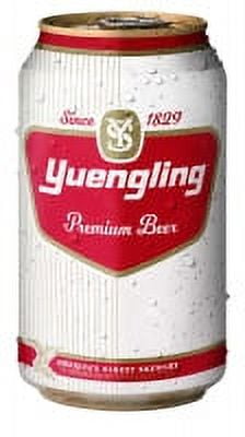 Yuengling Premium Beer, 24 pack, 12 fl oz Aluminum Cans, 4.5% ABV, Domestic Lager