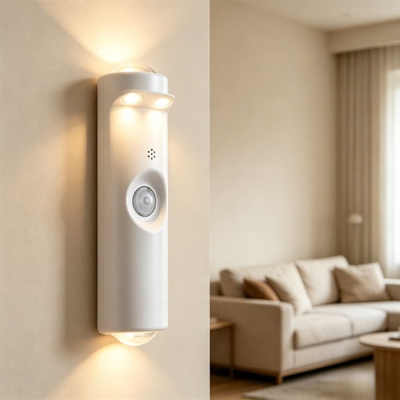 Motion Sensor Hill Light, Rechargeable Magnetic LED Lamp with RGB Color Changing, Wireless Under Cabinet Lighting for Closet, Stairs, Hallway, Auto-On Night Light for Home