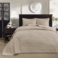 thumbnail image 5 of Home Essence Vancouver Solid Reversible Bedspread Set, Khaki, Full, 5 of 13
