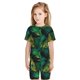 thumbnail image 5 of Balery Peacock Feathers2 Conjunto de Pijama Infantil de Manga Corta con Estampado – Ropa de Dormir de Algodón Suave-Large, 5 of 5