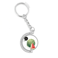thumbnail image 1 of Yuca fruta sabrosa sana acuarela Giratorio, llavero anillo llavero, 1 of 3