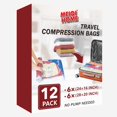thumbnail image 2 of Bolsas de compresión MEIQIHOME Travel Vacuum Seal, paquete de 12, 2 of 7