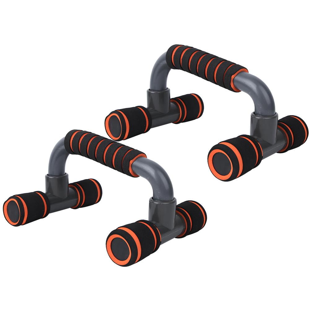 Mgaxyff 2PCS Orange H Shape Push UP Stands Grip Pushup Support Home