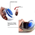 thumbnail image 4 of 3 Pair Gel Heel Cups Plantar Fasciitis Inserts - Silicone Gel Heel Pads For Heel Pain, Bone Spur & Achilles Pain, Gel Heel Cushions And Cups, Pad & Sh, 4 of 5