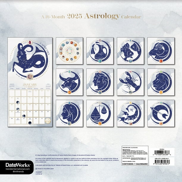 Astrology 2025 Calendar and Pocket Planner - Walmart Business Supplies astrology-2025-calendar-and-pocket-planner-walmart-business-supplies
