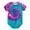 Pink, variant on Tie-Dye Print Gradient Fashion Baby Infant Rompers