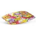 thumbnail image 5 of Happy Sweet Halloween Velvet Oblong Lumbar Plush Throw Pillow Cover/Shams Cushion Case - 20x36in - Decorative Invisible Zipper Design for Couch Sofa Pillowcase Only, 5 of 7