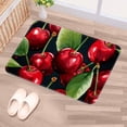 thumbnail image 5 of Cherry Polyester Non-Slip Machine Washable Bath Rug Door Carpet Chair Rug, 5 of 6