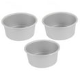 thumbnail image 5 of OUNONA 3-Piece Round Cake Pan Set Aluminum Alloy Bakeware Even Heating Non-Stick Beginner Friendly, 5 of 8