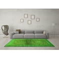 thumbnail image 3 of Ahgly Company Indoor Round Abstract Green Modern Area Rugs, 8' Round, 3 of 4