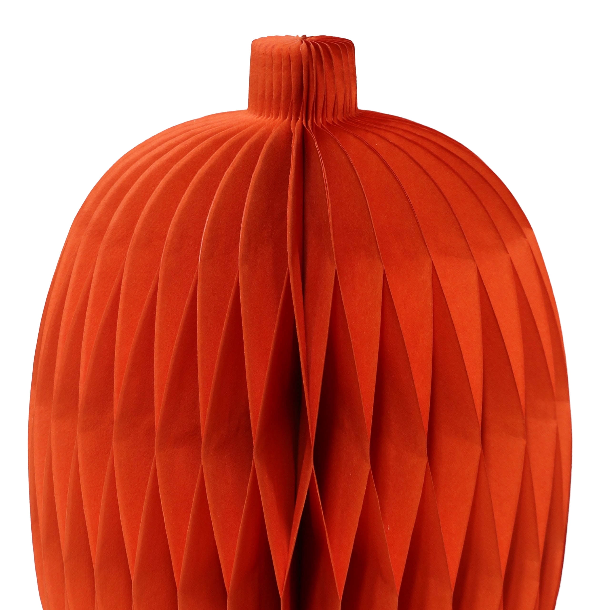 Paper Honeycomb Pumpkin Decoration, Orange, 11.8", Halloween by Way To Celebrate