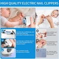 thumbnail image 3 of Electric Nail Clipper with 3 Speed Levels, Automatic Nail Clipper with Nail Clip Storage and LCD Digital Display, USB Rechargeable, 2 in 1 Portable Fingernail Trimmer for Kids,Adult, 3 of 7