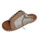thumbnail image 2 of Sandalias planas con punta abierta para mujer, sandalias cómodas, informales, cómodas, para playa Wmkox8yii  hj789, 2 of 3