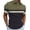 Multicolor1, variant on Klisyaur Color Block Blouses for Mens Short Sleeve Golf Collared Casual Fashion Lightweight Clothes Outfit