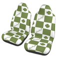 thumbnail image 1 of Clover Car Front Seat Covers Protectors , Clover Lucky Automotive Seat Covers for Cars Trucks Suv, 1 of 8