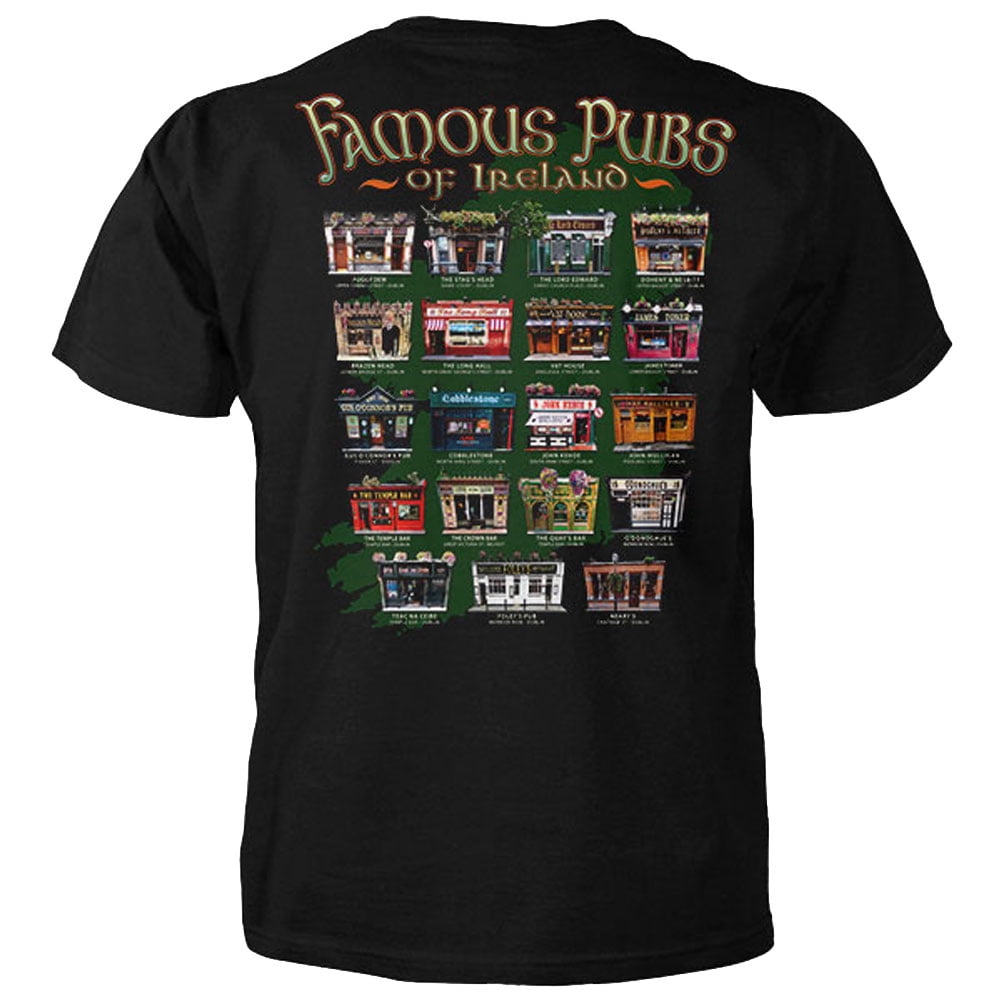 Famous Pubs Of Ireland Adult T Shirt Walmart famous-pubs-of-ireland-adult-t-shirt-walmart