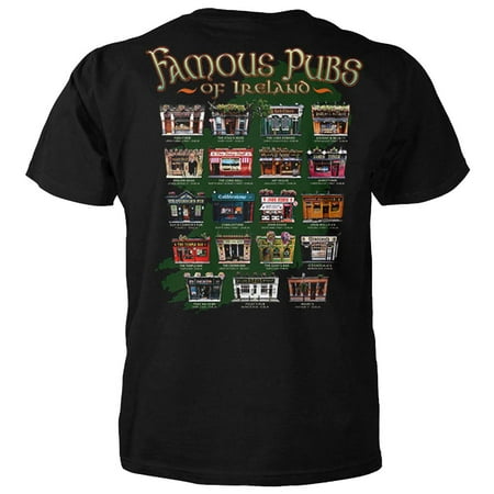Famous Pubs Of Ireland Adult T-Shirt (Best Irish Pubs In Philadelphia)