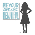 thumbnail image 4 of Global Gallery's 'Be Your Own Kind of Beautiful' By Michael Mullan Stretched Canvas Wall Art, 4 of 4