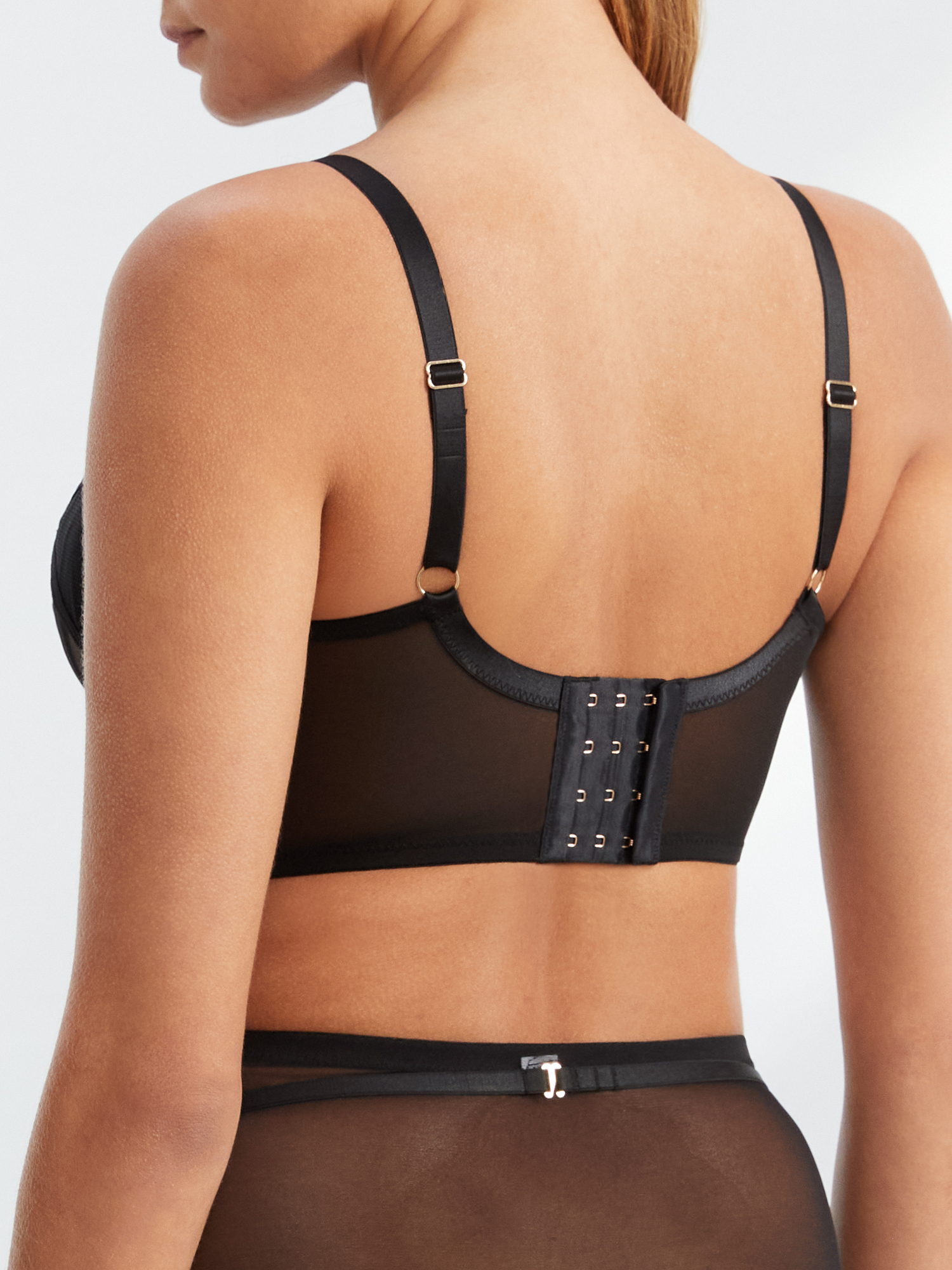 Playful Promises Womens Eddie Balconette Longline Bra Style