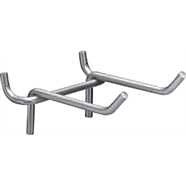 751077 3" & 5" Us2c Heavy Duty Straight Pegboard Hooks Bright Zinc (2