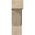 thumbnail image 2 of Ekena Millwork 7 1/2"W x 24"D x 24"H Traditional Block Smooth Bracket w/ Offset Brace, Douglas Fir, 2 of 25