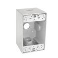 thumbnail image 1 of Caja para toma eléctrica Sealproof de 1 módulo, resistente a la intemperie, con 3 orificios, 1 of 1