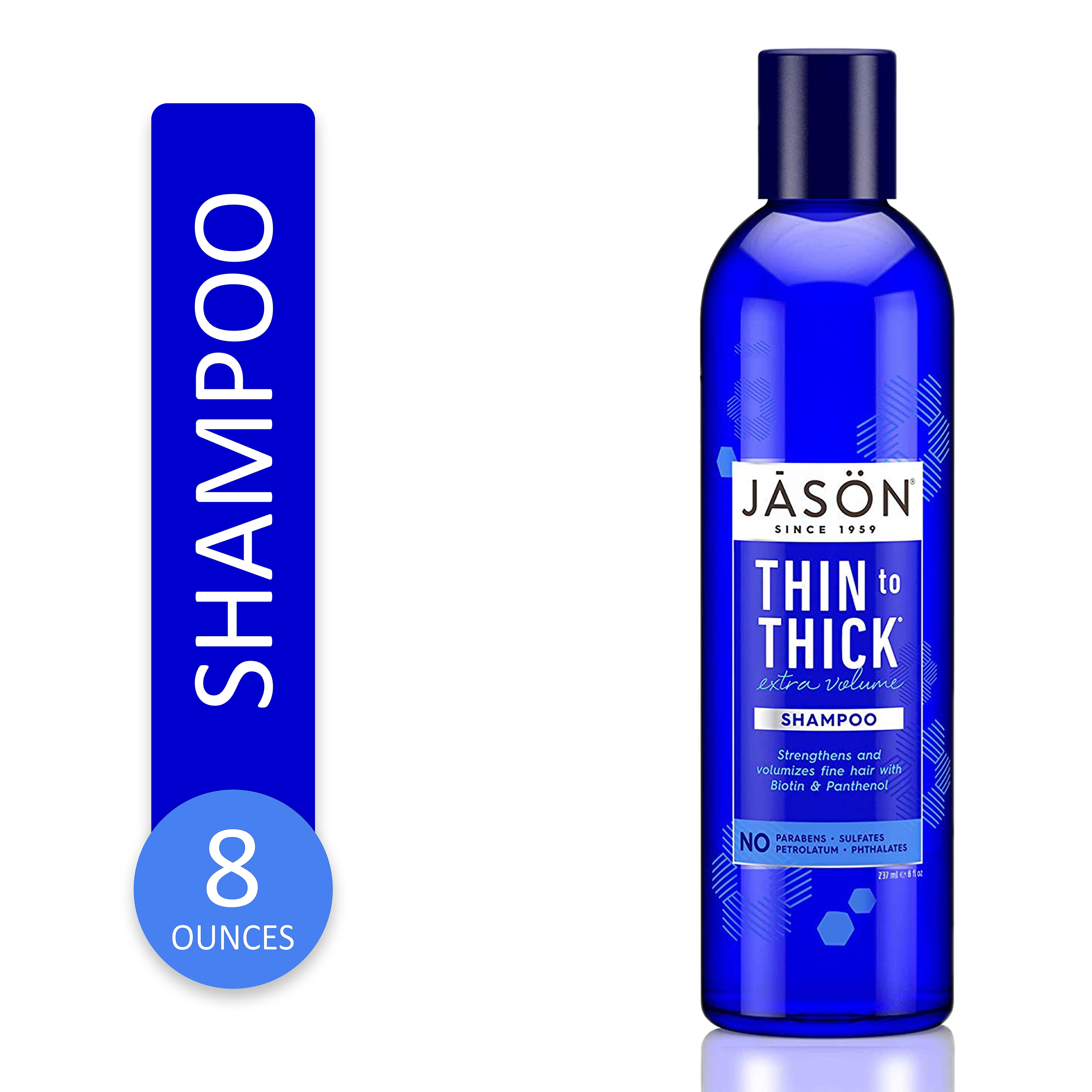 Jason Thin To Thick Extra Volume Shampoo 8 Oz Walmart Com Walmart Com