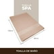 thumbnail image 3 of Toalla Baño Grande Spring Air 90x170cm Algodón Ultra Suave. - Beige- Liso, 3 of 7