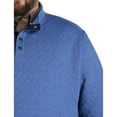 thumbnail image 2 of Oak Hill by DXL Men's Big and Tall Quilted Mockneck Pullover Blue Heather 1XLT, 2 of 4