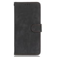 thumbnail image 1 of PANDACO Black Suede Wallet Case for iPhone 16, 1 of 5
