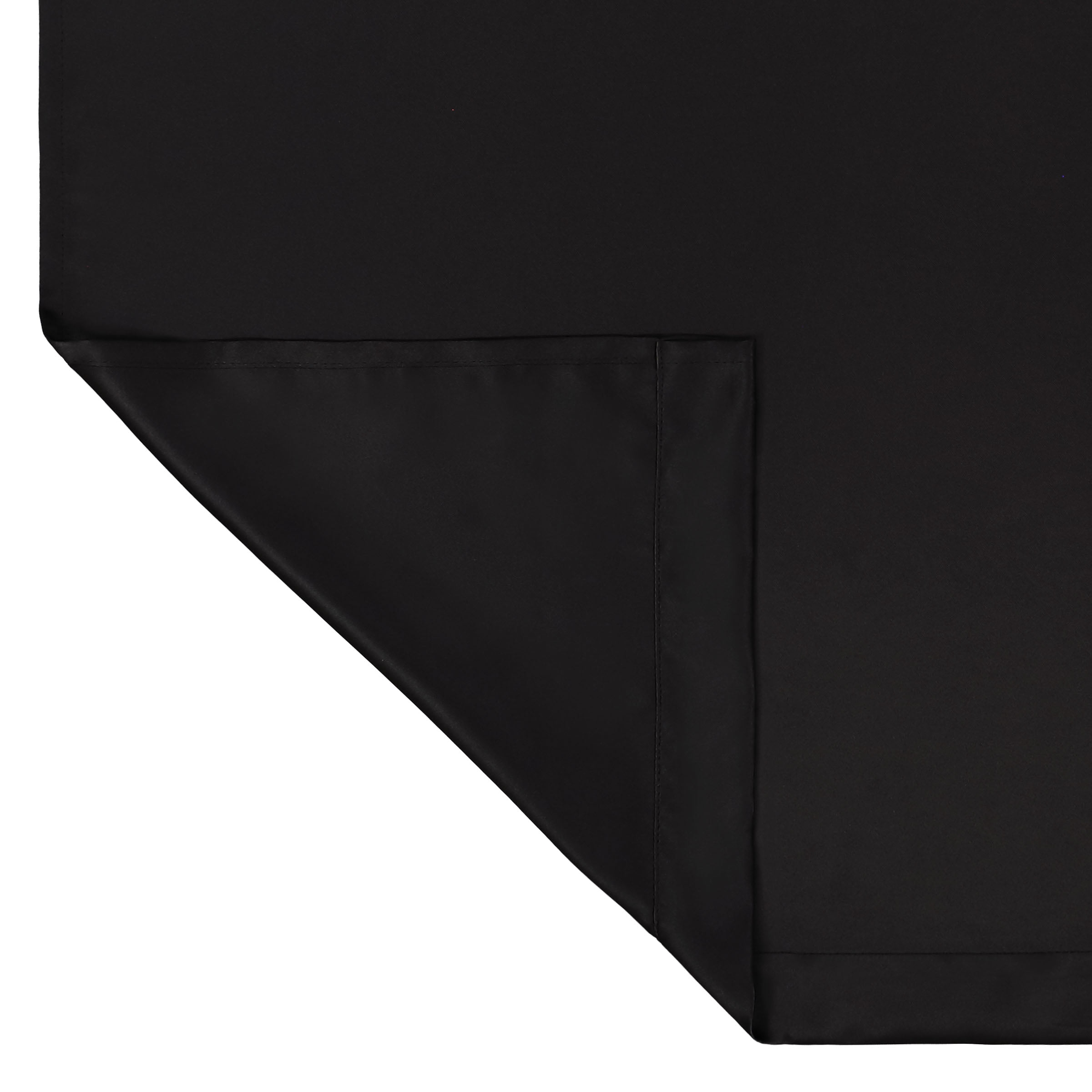 (3 pack) Eclipse Phoenix Solid Blackout Curtains, 63 Inch Long, Set of 2, Black, 37" W x 63" L