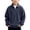 A04 Navy, variant on Teen Boys Waffle Knit Pullover Sweatshirts Kids 1/4 Zip Collared Shirts Long Sleeve Casual Fall Winter Tops Outerwear Warm Clothes