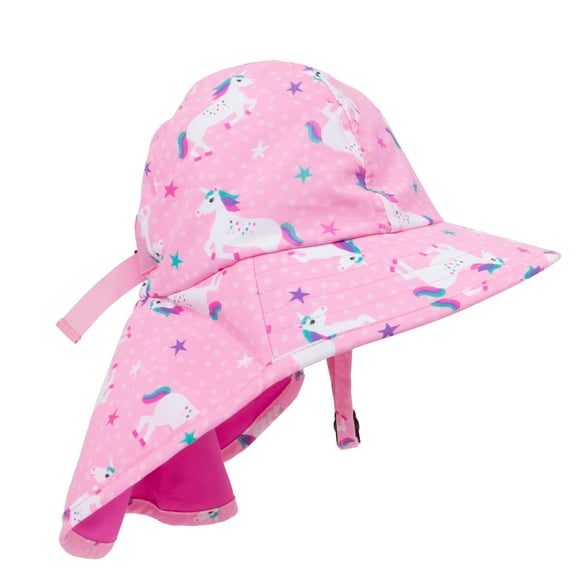 ZOOCCHINI Baby-Toddler Cape Sun Hat - Una the Unicorn