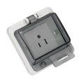 thumbnail image 3 of Socket, No Deformation Electrical Socket Sturdy US Standard Impact Resistance With Accessories For Outdoor For Office, 3 of 8