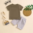 thumbnail image 5 of Futezty Toddler Boys Clothes Summer Outfit Sets, Boys Easter Set Toddler Summer Two Piece Carrot Embroidery Short Sleeve T Shirt Shorts, 5 of 7