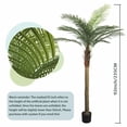 thumbnail image 5 of 8ft Tall Artificial Palm Tree for Outdoor Indoor Decor, Large Faux Coconut Silk Palm Tree Tropical Fake Tree Perfect for Outside Patio Poolside Home Office Decor (Set of 2), 5 of 7