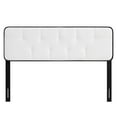 thumbnail image 2 of Modway Collins Fabric Button Tufted King Headboard in Black and White, 2 of 7