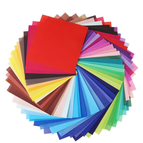 BESTYASH Assorted Color Folding Papers for Art Projects and Creative Crafts