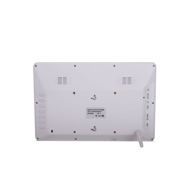Digital photo frame 12 inch 12 inches play picture and video support calendar support SD and USB drive digital album 16X9 ratio