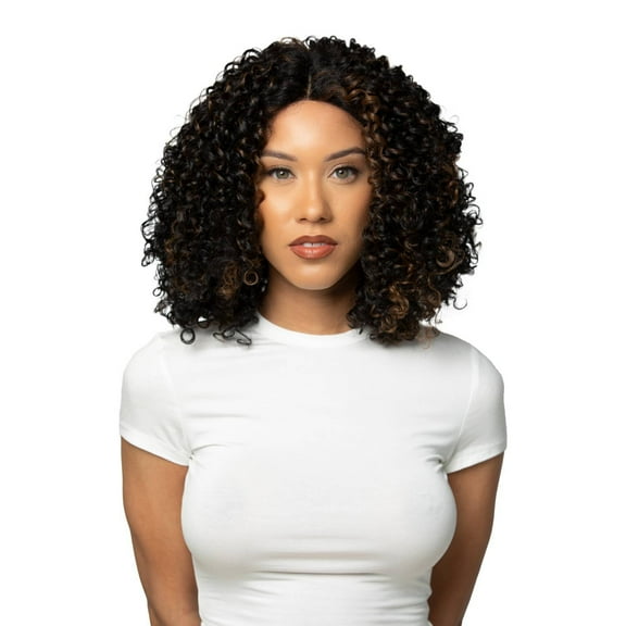 QueenB Synthetic Lace Front Wig - #1 - Brianna