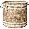 thumbnail image 3 of LR Home Montego Decorative Storage Basket, 19" High, Natural Jute, 3 of 4