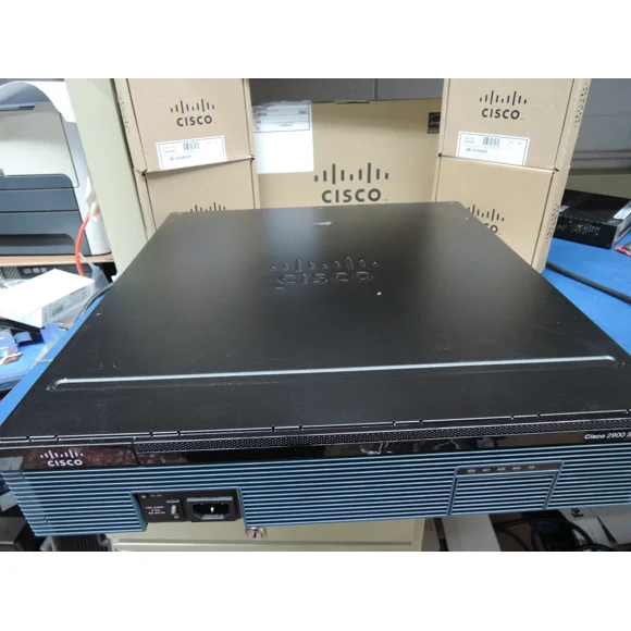 used Cisco CISCO2921-V/K9 Gigabit Voice CME Router with PVDM3-32