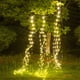 thumbnail image 2 of Guirnalda de luces LED de luciérnagas para exteriores, 40 x 2 m, 800 luces LED de cobre, para regadera, decoración de árboles navideños, 2 of 5