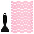 thumbnail image 3 of Toystoory Adhesivo antideslizante Piso Bañera Anti-skip Calcomanía Hogar Baño Cocina PEVA S Forma Cinta rosado, 3 of 6