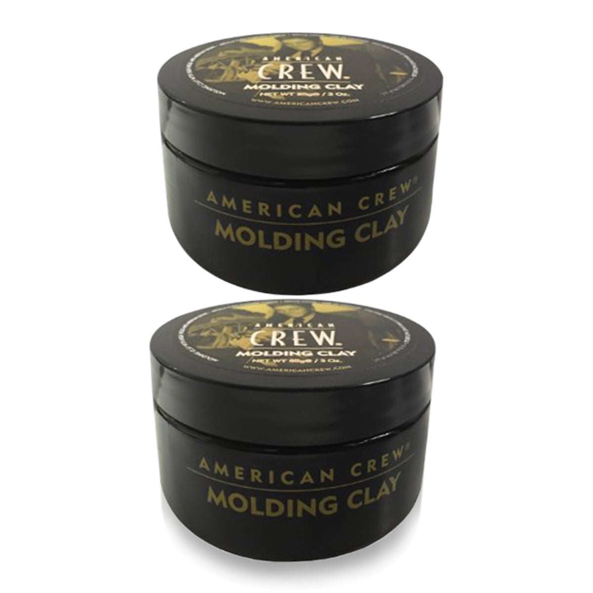 American Crew Molding Clay (3 Oz) 2 Pack High Hold Medium Shine